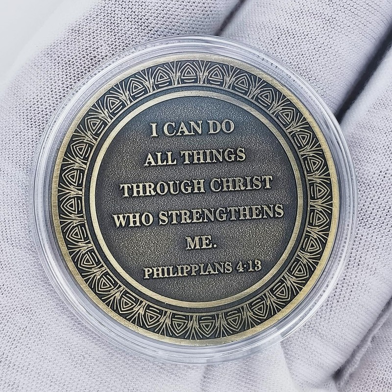 Christian Knight Templar Challenge Coin Armor of God Coin- Philippians