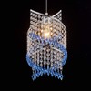 Innoteck Spiral Blue Droplet Pendant Light Shade, Acrylic, Clear &