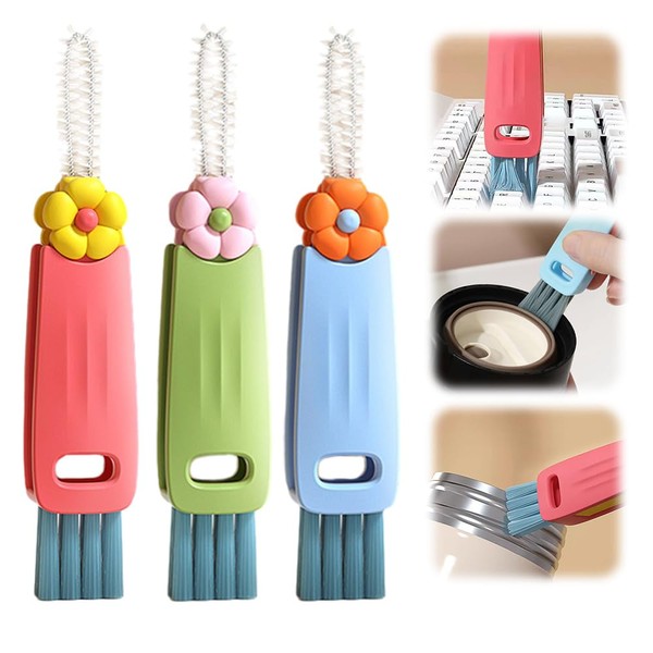 3 in 1 Cup Lid Cleaning Brush, 2024 New Crevice