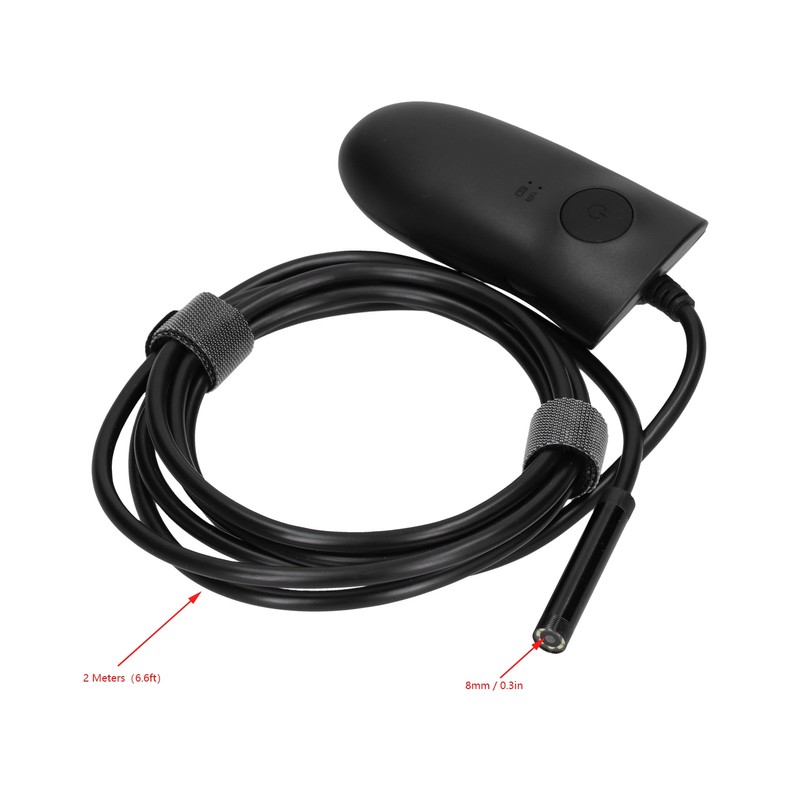 WiFi Endoscope LED Waterproof Semi Rigid Cable Industrial Accessories 500W