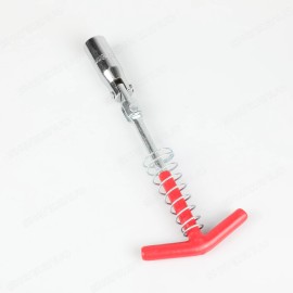 SHENKENUO 16mm 5/8" T-Handle Flexible Spanner Socket Wrench Set Spark Plug Removal Tool