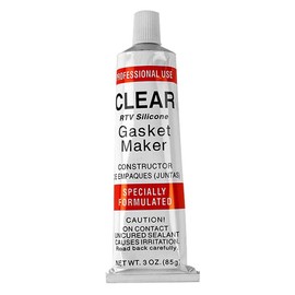 Construct Pro 100% RTV Clear Silicone Sealant 3oz Tube