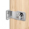 Hasp Lockable, Safety Hasp with Lock, 4 Inch Stainless Steel