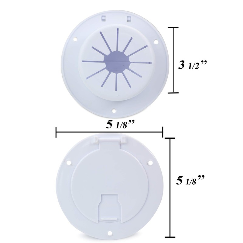 RV Camper Trailer Motorhome Power Cord Hatch Electrical Access Door
