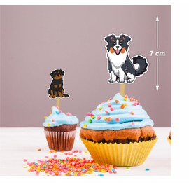 Puppy Dog Cupcake Topper – Cute and Fun Dessert Decorations for Dog-Themed Birthday Parties and Special Celebrations