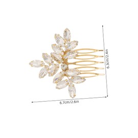NOLITOY Rhinestone Hair Accessories for Weddings Lightweight and Comfortable Hair Combs Timeless Elegance for Women