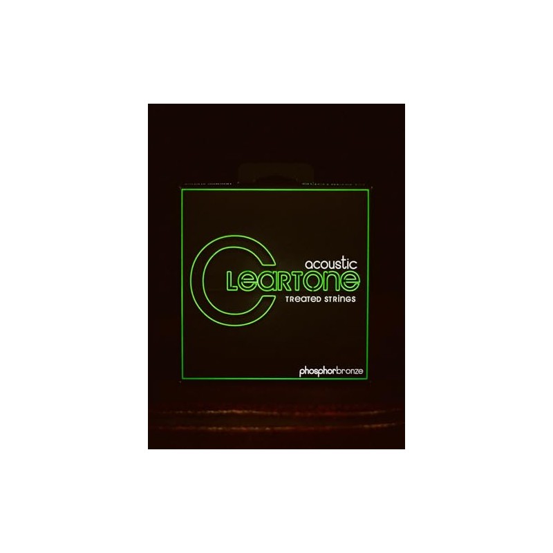 Cleartone Cuerdas de guitarra acústica de bronce fósforo (12-53)
