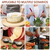 Norme 4 Pcs High Temp Silicone Spatulas Heat Resistant Rubber