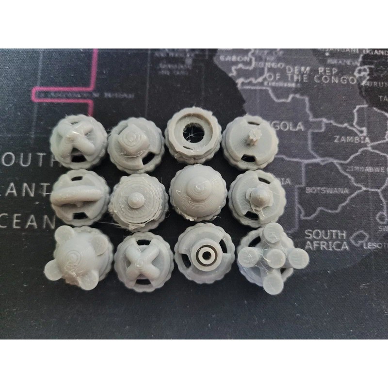 3D Printed Mixed Beyblade Tips by BeybladePartMa