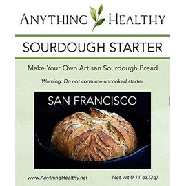 San Francisco Sourdough Starter - Dehydrated, Dried Sourdough Starter for Baking Bread- Sour Dough Starter-Sourdough Bread Starter- Best Customer Service, Contact for any Questions