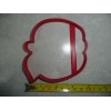 AJT APPLE WITH LEAF OUTLINE ORCHARD PICKING TREE FRUIT FOOD