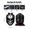 Gelrova Knight Motorcycle Backpack with LED Eyes, App Control Waterproof