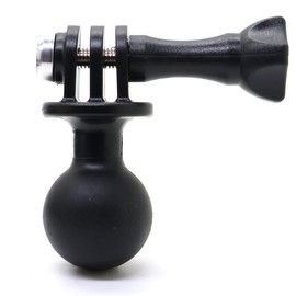 1 Inch / 25mm Tripod Ball Head Joint Mount Adapter for GoPro HERO 12 11 10 9 8 7 6 5 4 Action Camera Compatible with RAM Mounts
