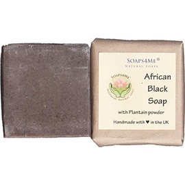 SOAPS4ME African Black Soap | with Plantain powder | Palm Oil | Shea Butter | Cocoa Butter