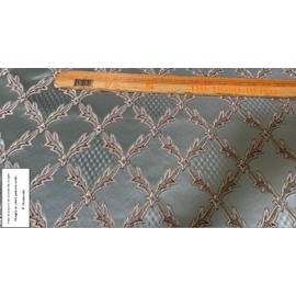 54" Renaissance Jacquard Drapery Upholstery Damask Stripe Diamond Fabric | Sold by The Yard (Diamond Cream)