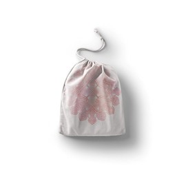 Le Jardin du Lin Bedruckte Baumwoll Taschen mit Kordelzug, Einkaufstasche, Beutel, Stoffsack, Stofftasche, Gemüsesack, Wiederverwendbare, Umweltfreundlich, Mehrzweck, Faltbar, Größe: 40x50 Cm