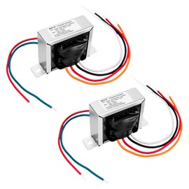 24V 40VA Control Transformer, Primary 120, 208, 240V Secondary 24V, for Supco SXT105, for Jard 4031F, for Honeywell AT140A1018, HVAC Furnace Multi Tap with Foot Mount, 2PCS