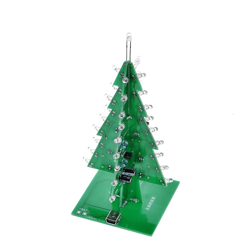 DIY Electronic Christmas Tree with 7 Colours, LED Christmas Tree