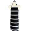 Bib Apron Butcher Stripe Traditional Navy-white Apron Food Unisex poly