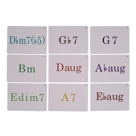 NISHZHU Piano Chords, Piano Chords Table, Flashcards for 120 Chords, Entertaining Flashcards for Piano, Music Learners