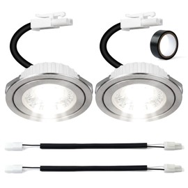 YIYANTO ON-E01-32 Range Hood Light Bulb 12VDC 3W 6000K LED Compatible with RH-IT RH-BQ RH-SP06 RH-SP08-N, Cold White, Better Heat Dissipation, 2-Pack