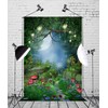 CORFOTO Fabric 6x8ft Fantasy Backdrop Theme Photography Night Wonderland Forest