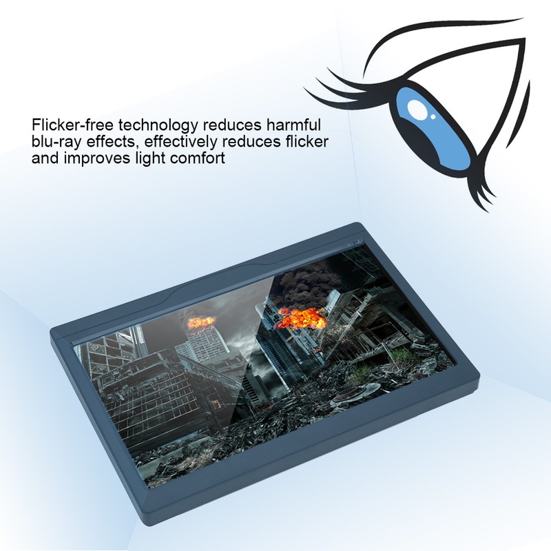 10.1in IPS Monitor Screen Industrial Portable 178° Wide Viewing Angle