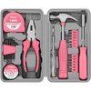 Hi-Spec 24-Piece Small Tool Box Filled with Hand Tools for