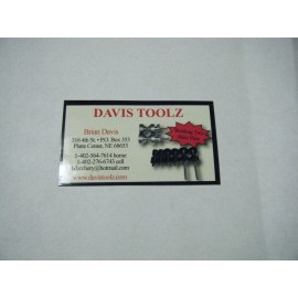 DAVIS   -TWO SETS- 1"-Two hole pin-Carbon Steel- 3/8-16