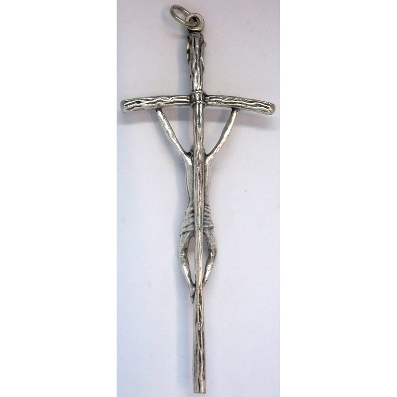 Generico 10.494.30 Pastoral Cross Pope John Paul II Galvanised Silver