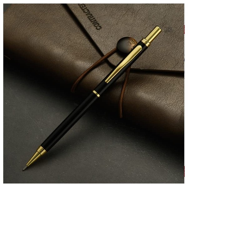 Mechanical Pencil Lead Diameter 0.5mm Mechanical Pencil Black Black Gold