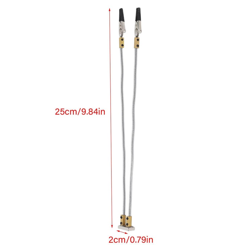 Two Arms Soldering Helping Hands, Welding Third Hand Tool,Flexible Gooseneck