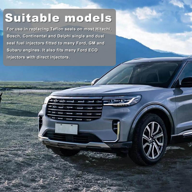 34720 Injector Seal Installer Kit 8Pcs，Compatible with Ford GM and