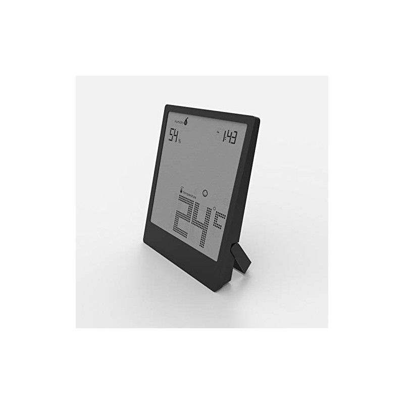 Jayron Indoor Temperature and Humidity Meter Thermo Hygrometer with 12/24H
