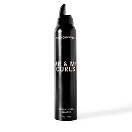 Beachwaver Me & My Curls Creamy Curl Mousse - Full Size (7 Oz) | Lightweight, Creamy Vegan Mousse For Curls, Coils, and Waves - Defines Natural Texture and Enhances Shine | Bondi Beach Day Fragrance