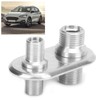 A/C Bulkhead, Car 2‑Port Air Conditioner Bulkhead Connector Universal Modification