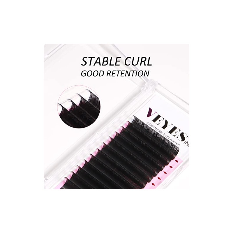 VEYES INC Cashmere Volume Lash Extensions C CC D DD