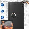Large Home Safe Box Fireproof Waterproof with A4 Fireproof Bag