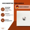 KTC-Home Premium Doorbell Traffic White - Curved Push Button -