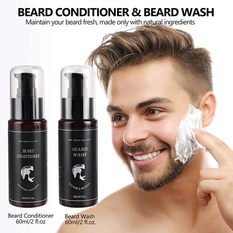Beard Grooming Kit, 10 in 1 Beard Growth Kit with
