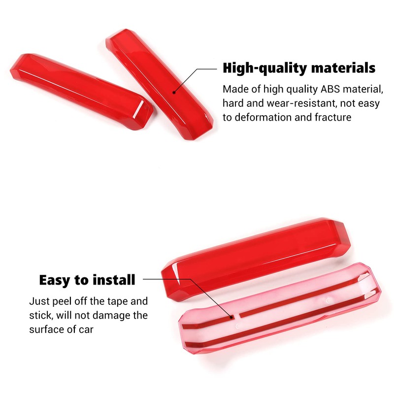 Voodonala Inner Door Handle Covers Trim for Ford F150 2015