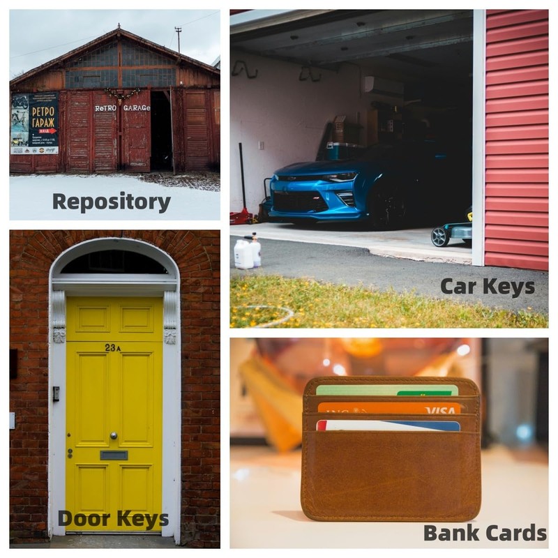 Decruil Lock Box for Keys with Code, Wall Mounted and