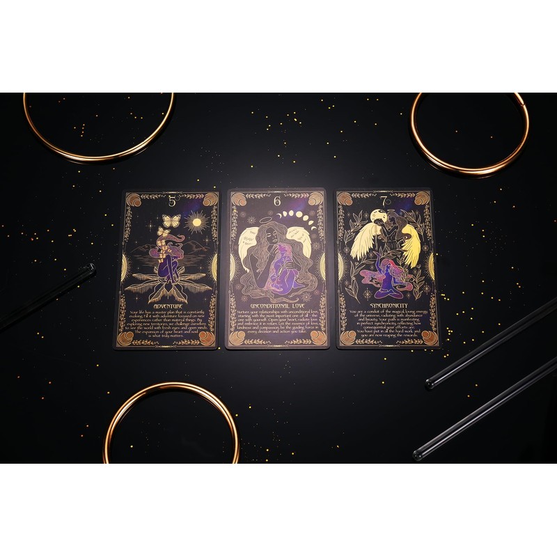 Illumination Angel Number Oracle and Affirmation Cards: a 55-Card Deck