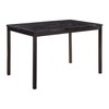 Lexicon Malaya Faux Marble Top Dining Table, 48" L x