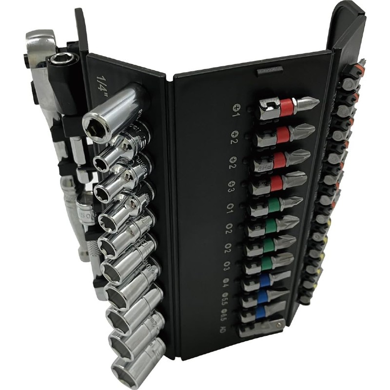 SIGNET Signet Compact Storage 1/4 SQ Socket Bit Set with