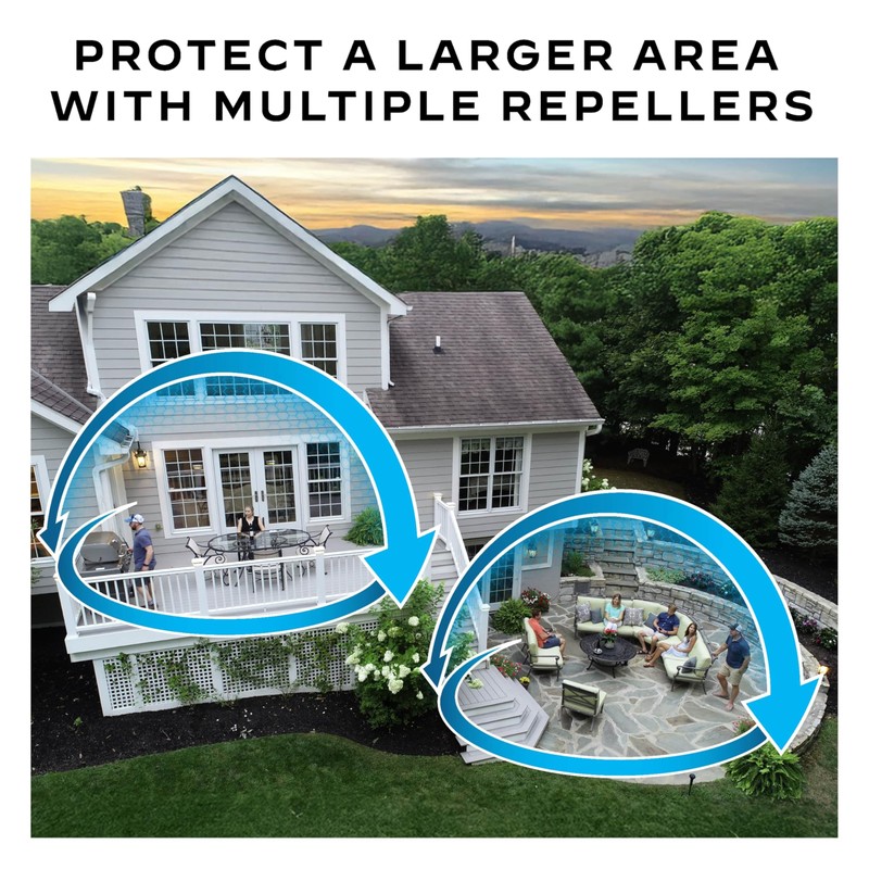 Thermacell Mosquito Repeller E-Series Rechargeable with 20' Mosquito Protection Zone;