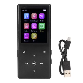 MP3 Player Multifunction HiFi Lossless Sound Noise Canceling Electric Book Color Screen Ultra Thin MP4 Music Player 32GB