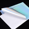 20Pcs Printable Holographic Sticker Paper A4 Dries Quickly Waterproof PET
