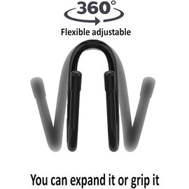 Universal Game Ear Belt Clip Holder, Hard Hat Belt Clip, Glove Belt Clip, Hearing Protection Earmuffs Belt Clip, Belt Hanger Clip Attachment for Glasses, Rope, Helmets, headsets, headphones, Ect.