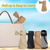 Maylisacc Adjustable Straw Open Top Straw Sun Hat Roll-Up Design,